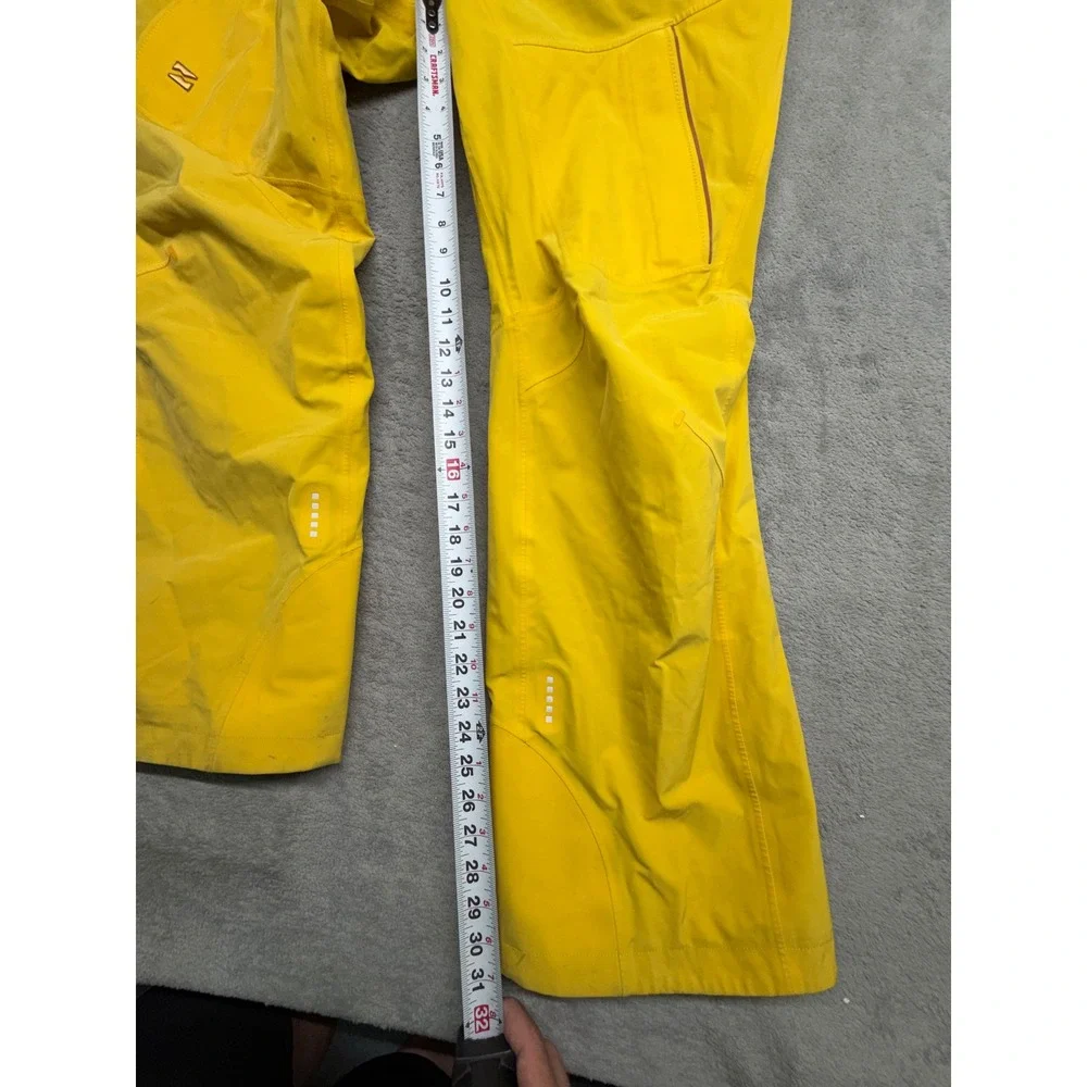 Mountain Force Artisan de Montagne Mens Yellow Ski Pants Winter Snow Trousers 32